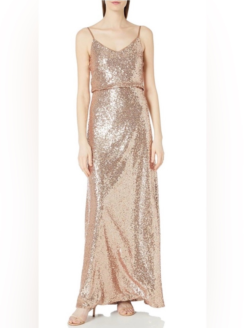 Jenny Yoo Jules Sequin Blouson Gown